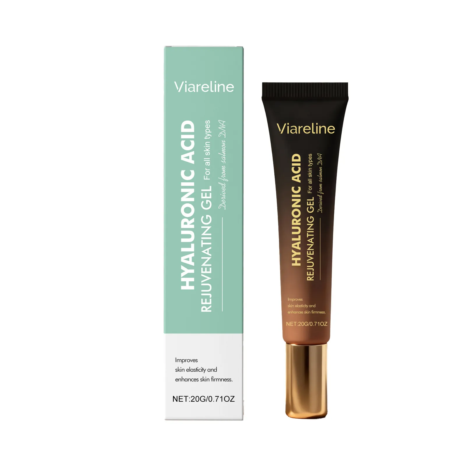 Gel Rajeunissant à L'acide Hyaluronique Avec ADN De Saumon Et Niacinamide Gel Visage Hydratant Raffermissant Pour Peaux
