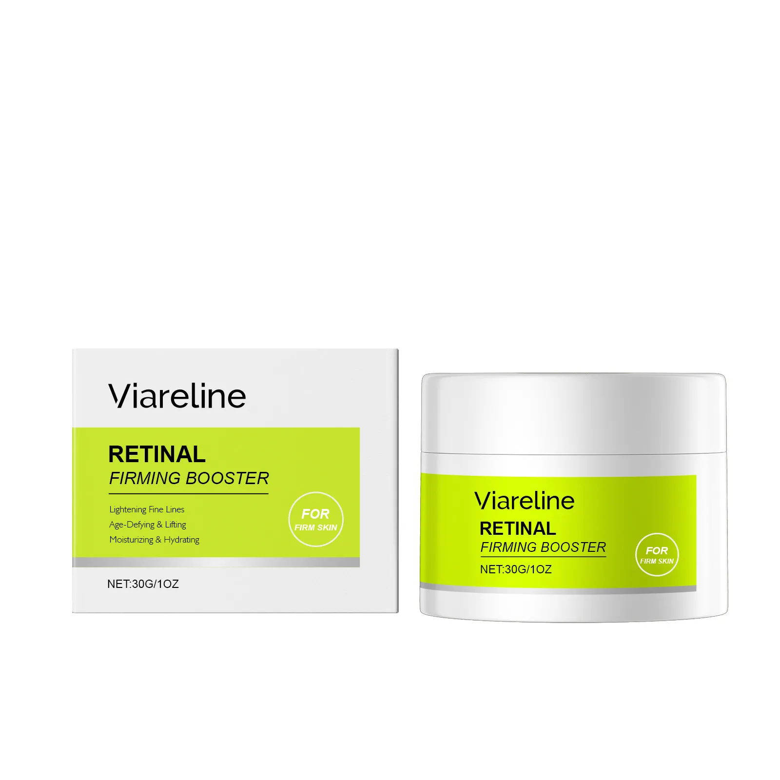 Viareline Retinal Firming Booster Crème Visage Hydratation Profonde Anti-Âge Lissage Éclaircissant Soin de la Peau Crème Hydratante