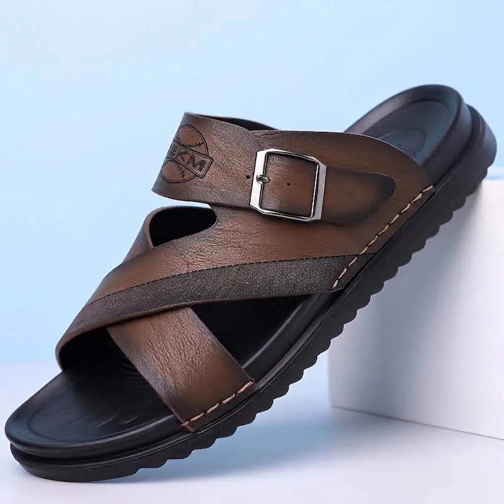 Sandali da Uomo Casual in Pelle 2026 Trend Scarpe da Spiaggia Traspiranti Suola Morbida Confortevole Antiscivolo Taglia Grande 48 Sandali per Estate