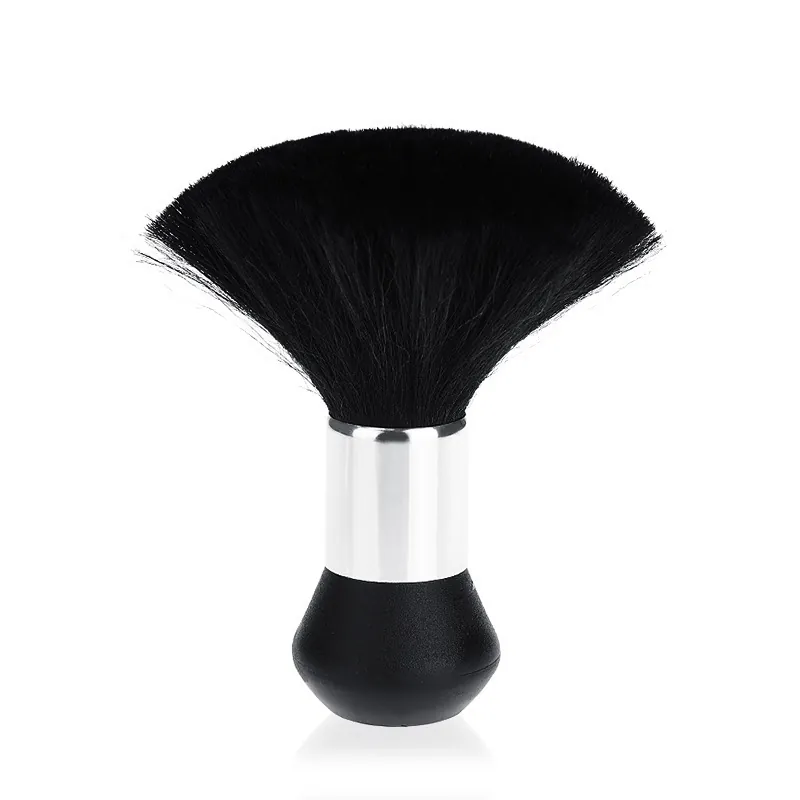 Brocha de Maquillaje Portátil Cabeza de Champiñón Fibra Sintética Mango Plástico Galvanizado Brocha Polvos y Colorete Uñas