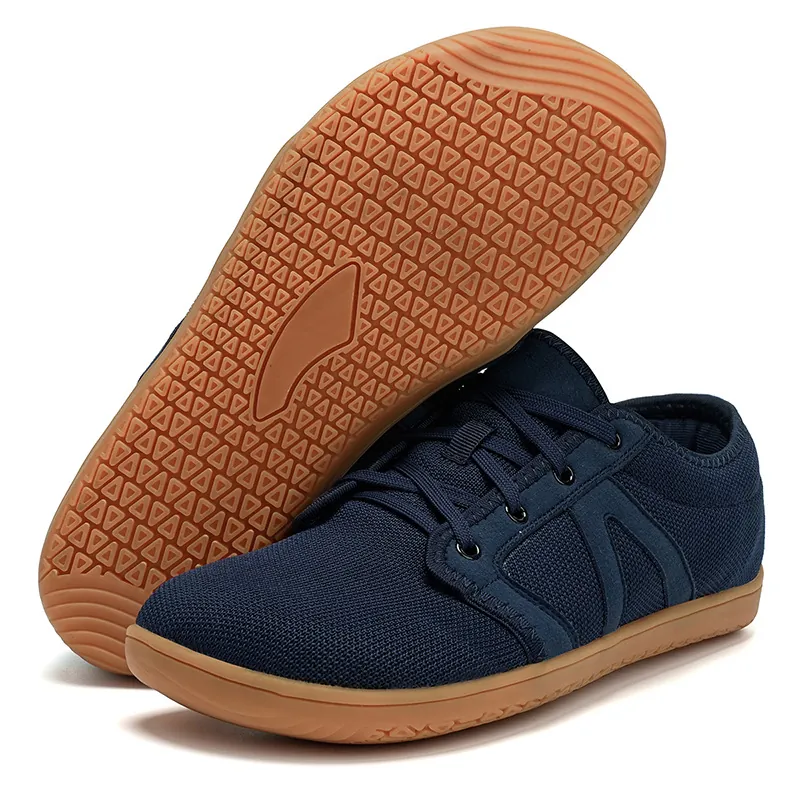 Unisex Outdoor Barfußschuhe Breite Zehenbox Atmungsaktiv Mesh Training Sneakers Rutschfeste Gummisohle Leichte Cross-Training Schuhe
