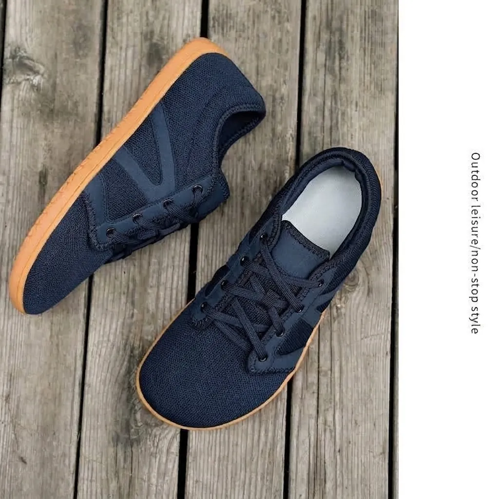 Scarpe da Corsa a Piedi Nudi Uomo Donna Punta Larga Traspiranti Antiscivolo Scarpe da Allenamento Leggere Sportive da Esterno