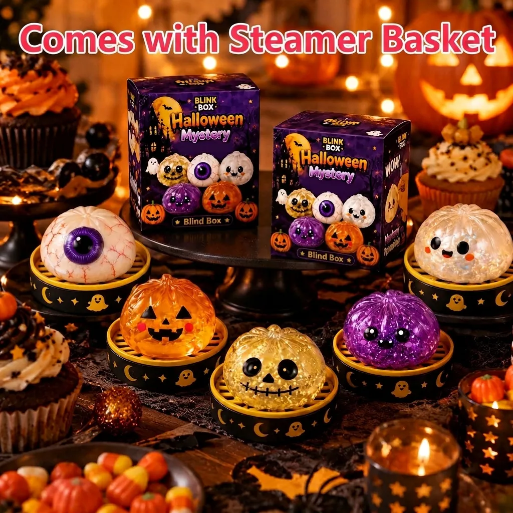 Παιχνίδι Σύσφιξης Φάντασμα Halloween Mystery Ανακούφιση από το Στρες Με Βάση Ατμομάγειρα Μαλακό Αισθητηριακό Παιχνίδι TPR