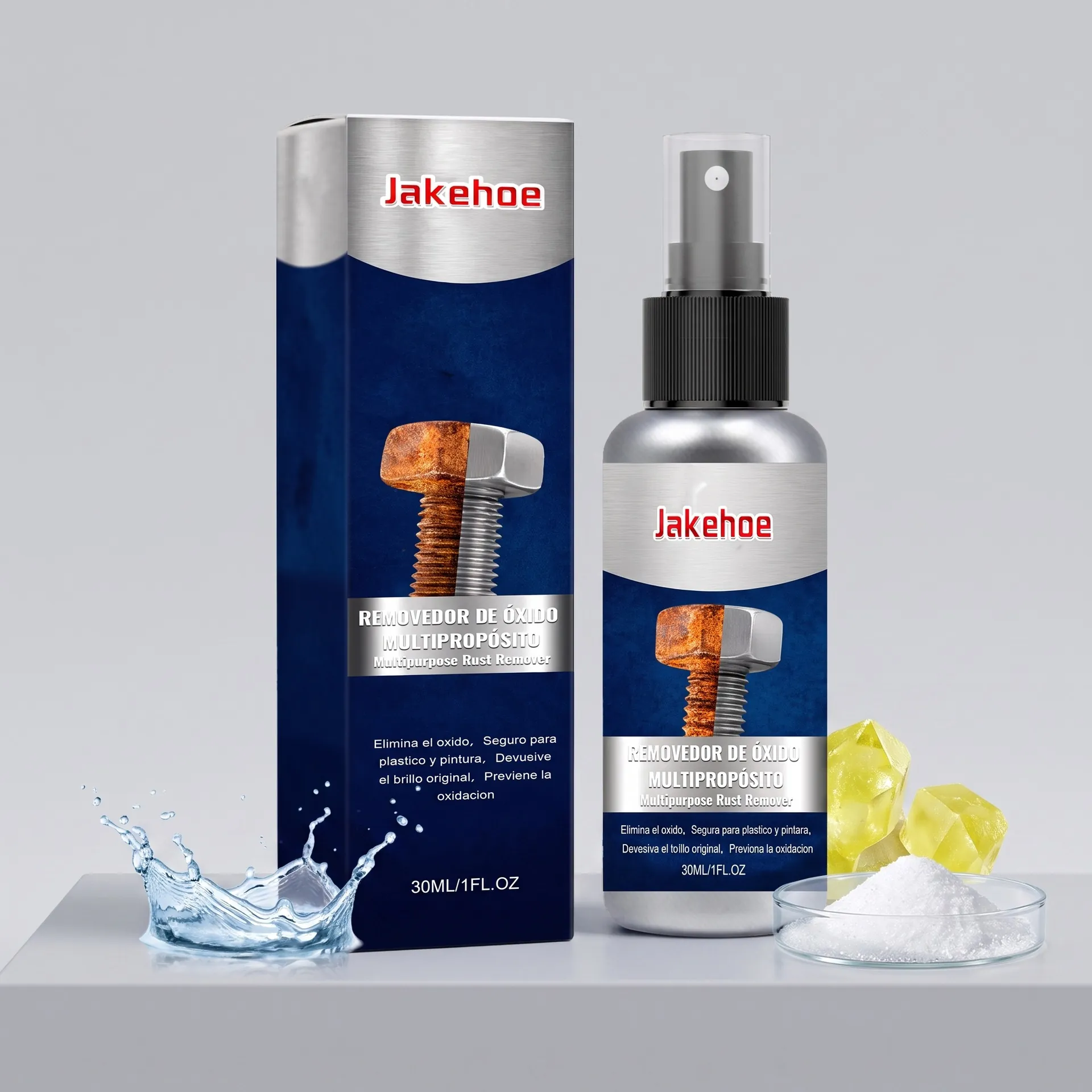 Multipurpose Metal Rust Remover Spray Professional Home Car Hardware Surface Cleaning Polishing Brightening Anti Rust Maintenance Care