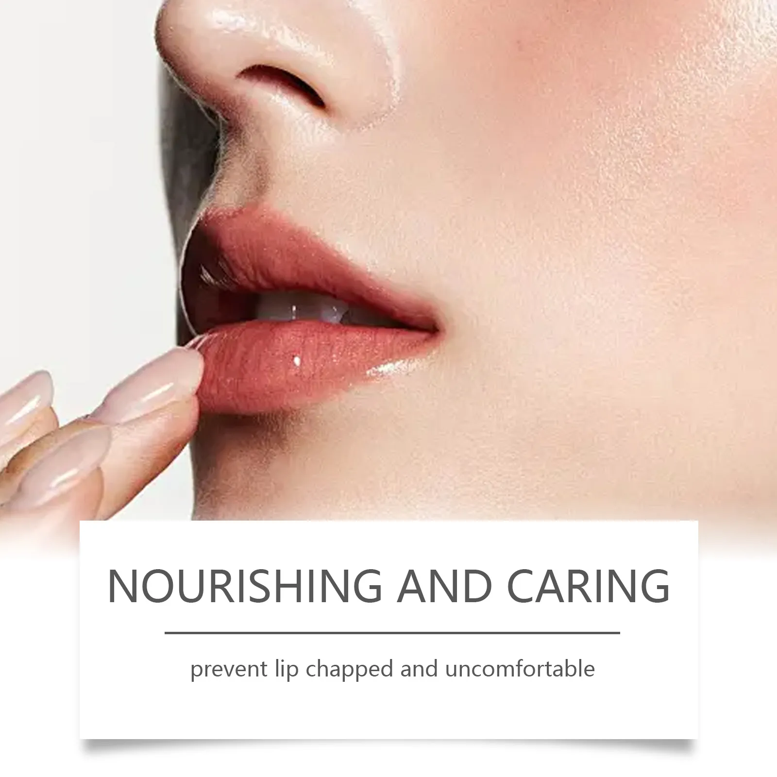 OUHOE Gold Foil Color Changing Lipstick Moisturizing Nourishing Lip Balm Long Lasting Non-stick Cup Glass Lip Glow For Women