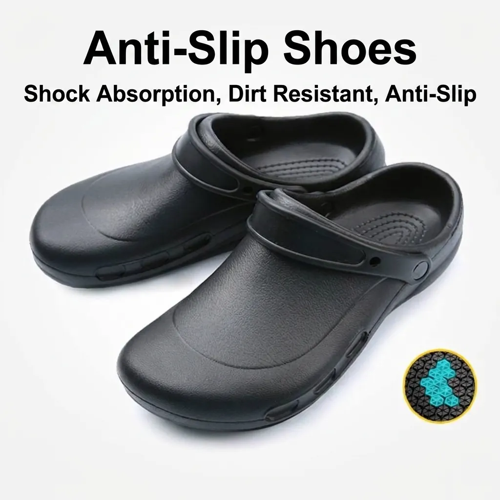 Professionelle Rutschfeste Kochschuhe Wasserdicht Ölbeständig Medizinische Pflege Arbeitsschuhe Clogs Für Damen Herren Küche Krankenhaus Restaurant Schutzschuhe