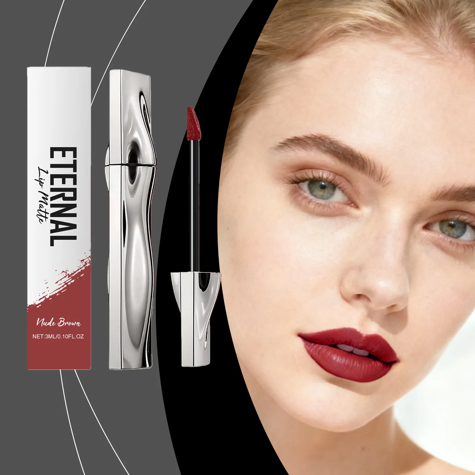 Matte Lip Gloss Long Lasting Smudge Proof Silky Smooth Texture Velvet Lipstick For Women Makeup Daily Party Use