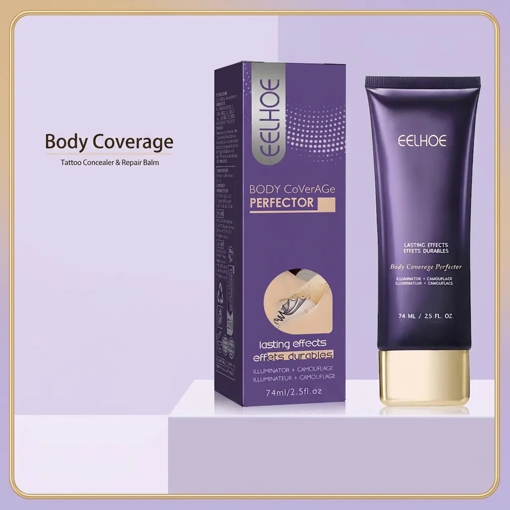 EELHOE Waterproof Tattoo Concealer Body Coverage Perfector Long Lasting Scar Birthmark Camouflage Illuminator Cream