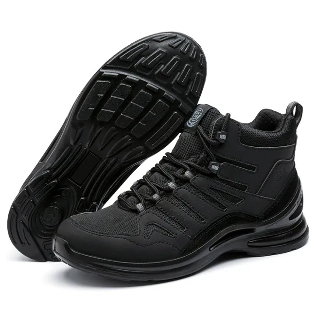 Steel Toe Safety Shoes Men Women 10kV Insulated Puncture Proof High Top Breathable Work Boots Construction Protection Footwear