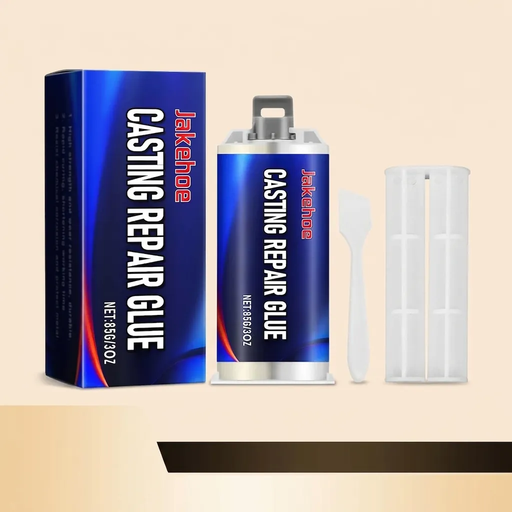 Jakehoe Industrial Metal Repair Glue High Strength Heat Resistant Epoxy Resin AB Adhesive For Stainless Steel Copper Aluminum