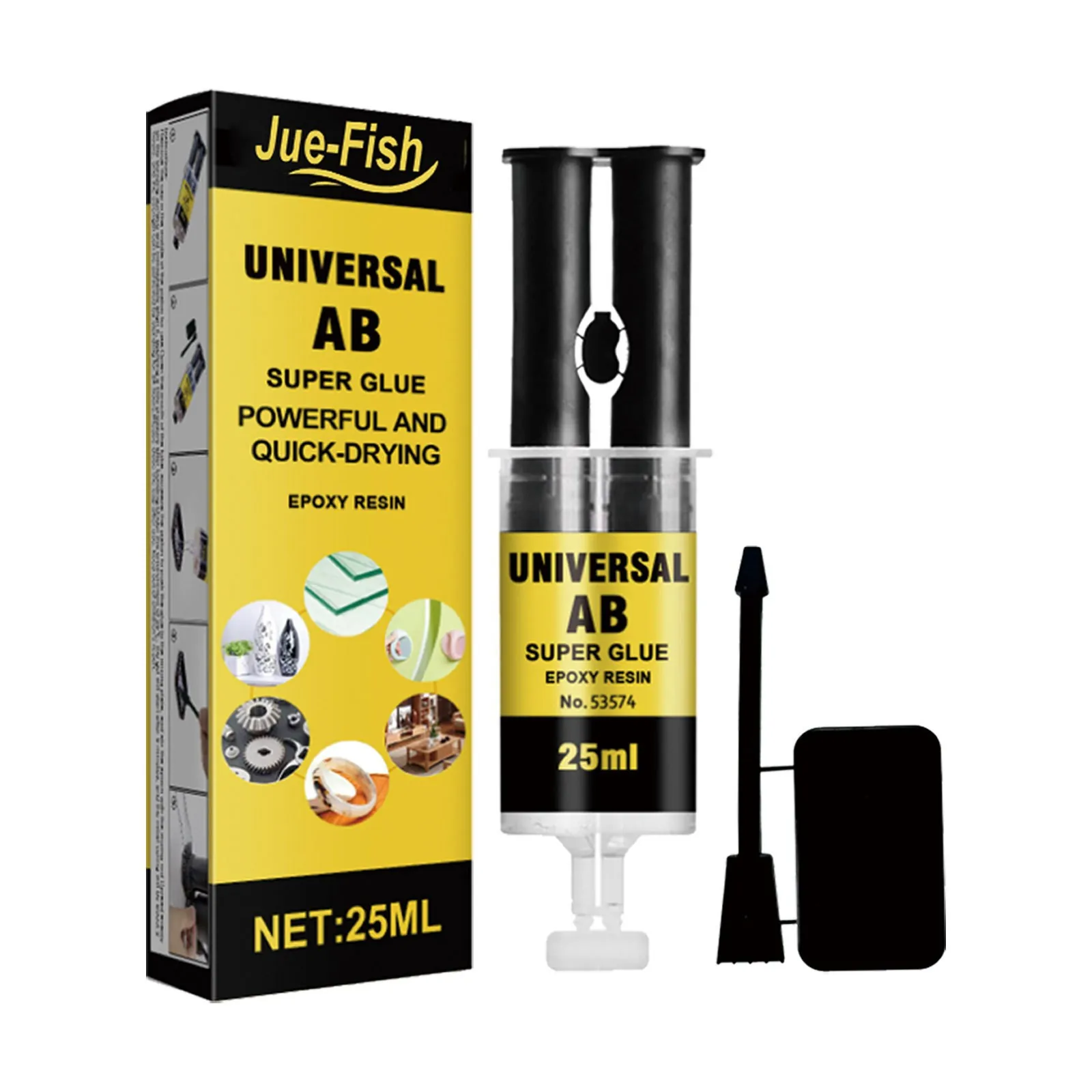 Universal AB Super Glue Strong Epoxy Resin Adhesive Kit Multi Purpose Waterproof Heat Resistant Repair Glue For Metal Wood