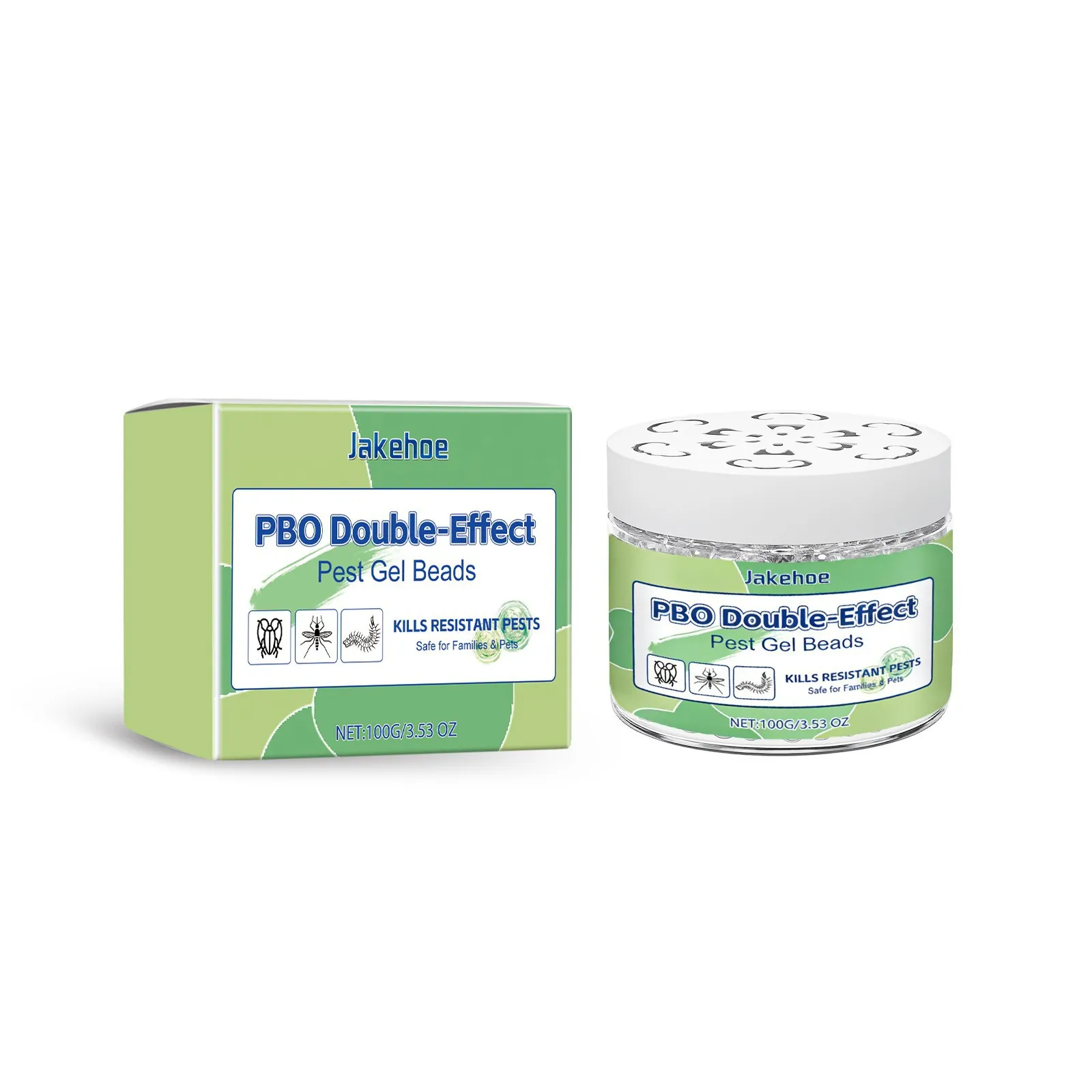JAKEHOE Natriumpolyacrylaat Dubbel Effect Ongedierte Gelparels Langdurige Binnen Buiten Afstotend Veilig Voor Huisdieren