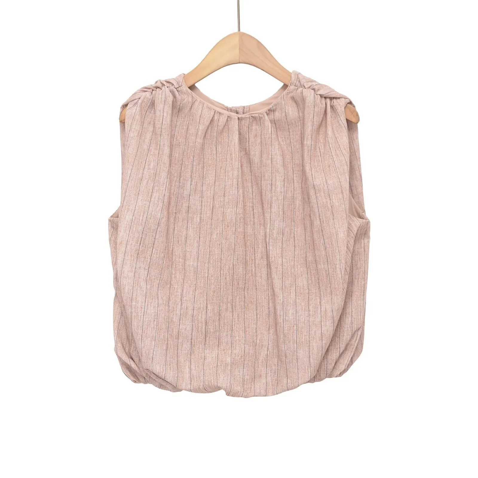French Style Striped Polyester Top And Asymmetric Skirt Set For Women Casual Elegant Sleeveless Top And Midi Skirt Outfit