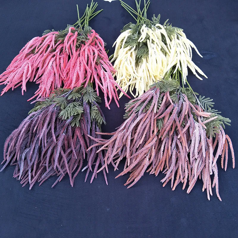 Künstliche Astilbe Glyzinien Frucht Zweig Falsche Blume Seidenstoff Kunststoff Ländlichen Stil Hochzeit Heimdekoration Blumenkunst