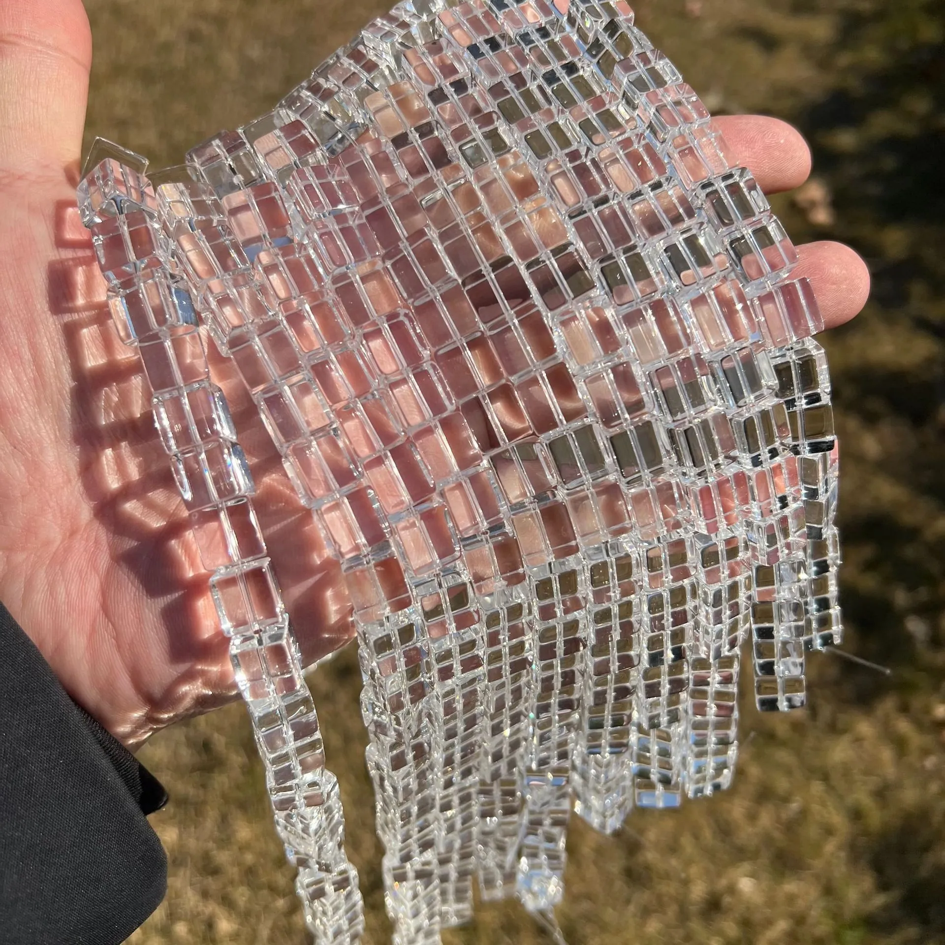 Natur Brasilien Bergkristall Rauchquarz Würfel Perlen Hochklar Eiswürfel Geformte Lose Perlen Für DIY Schmuckherstellung Zubehör