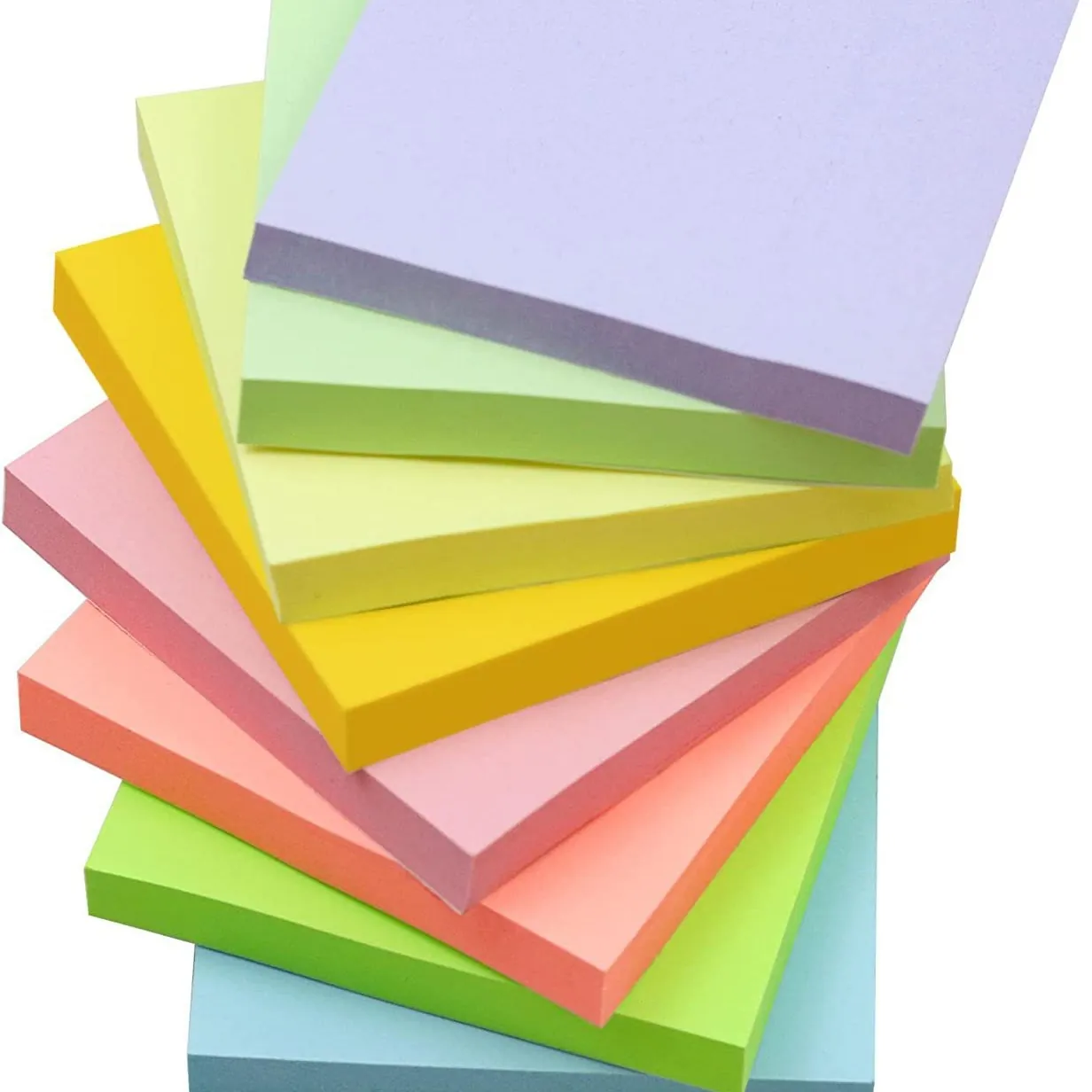 Notas Adhesivas Cuadradas De Colores Macaron Bloc De Notas Autoadhesivas Para Estudiantes Oficina Escuela Scrapbooking Mensaje Diario