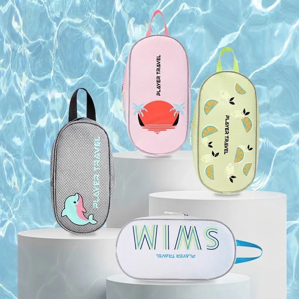 Wasserdichte Transparente PVC Schwimmtasche Große Kapazität Tragbare Fitness Kulturbeutel Waschtasche Für Damen Und Herren