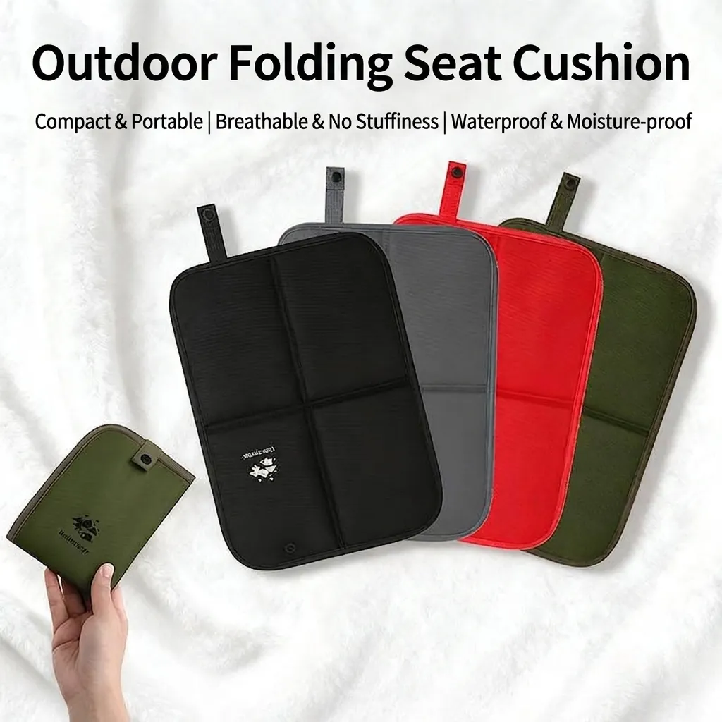 Faltbares Outdoor Sitzkissen Tragbare Feuchtigkeitsbeständige Oxford Stoffmatte Für Camping Picknick Wandern Parkbank Sitzmatte