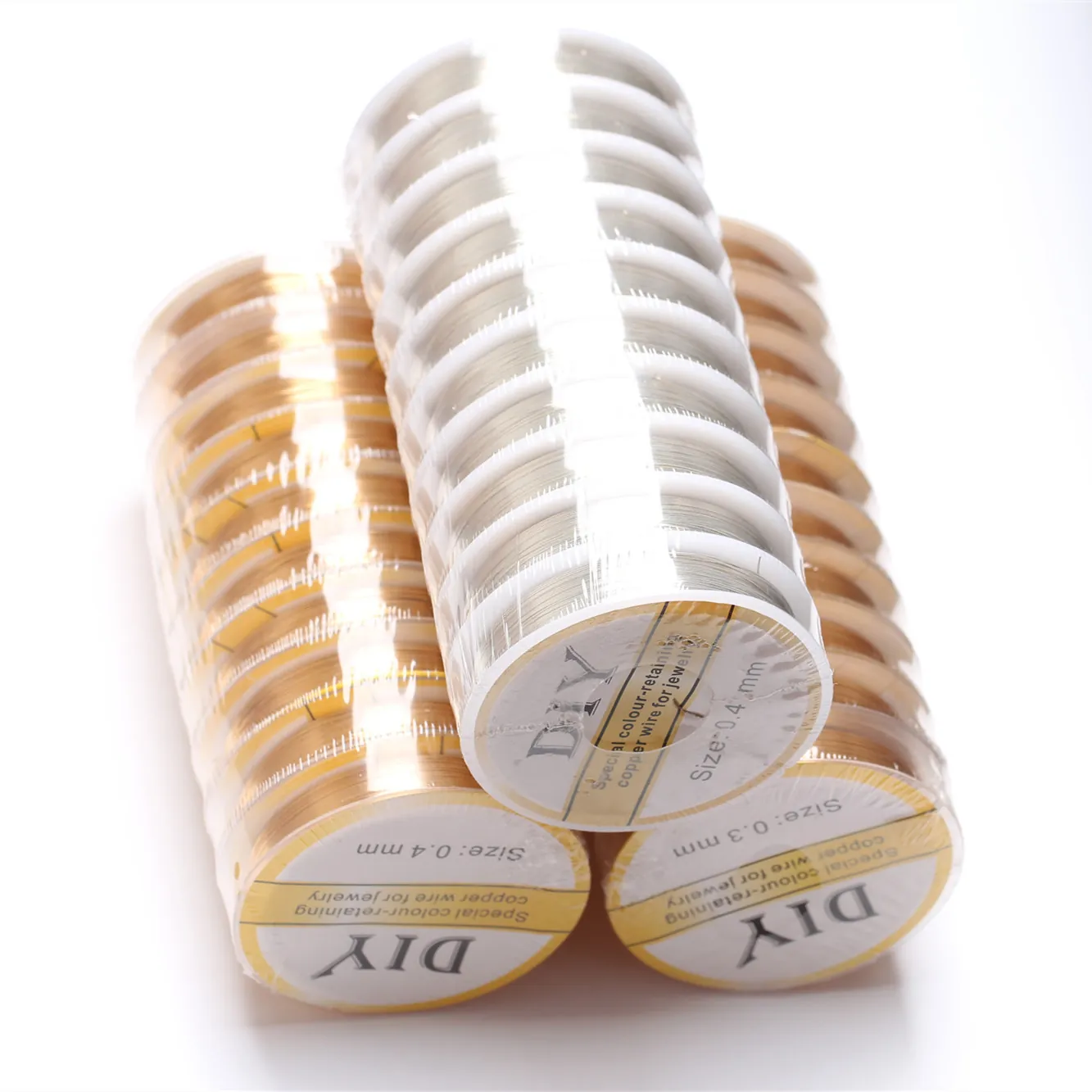 14K Gold Filled Silver Plated Color Retaining Copper Wire For Jewelry Making DIY Handcrafted Beading Wrapping Weaving Wire