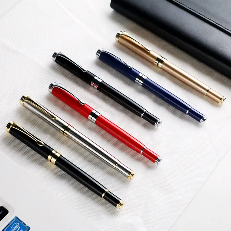 Classic 450 Luxury Metal Rollerball Pen Smooth Writing Business Signature Pen Gold Silver Elegant Office Student Gift Pen