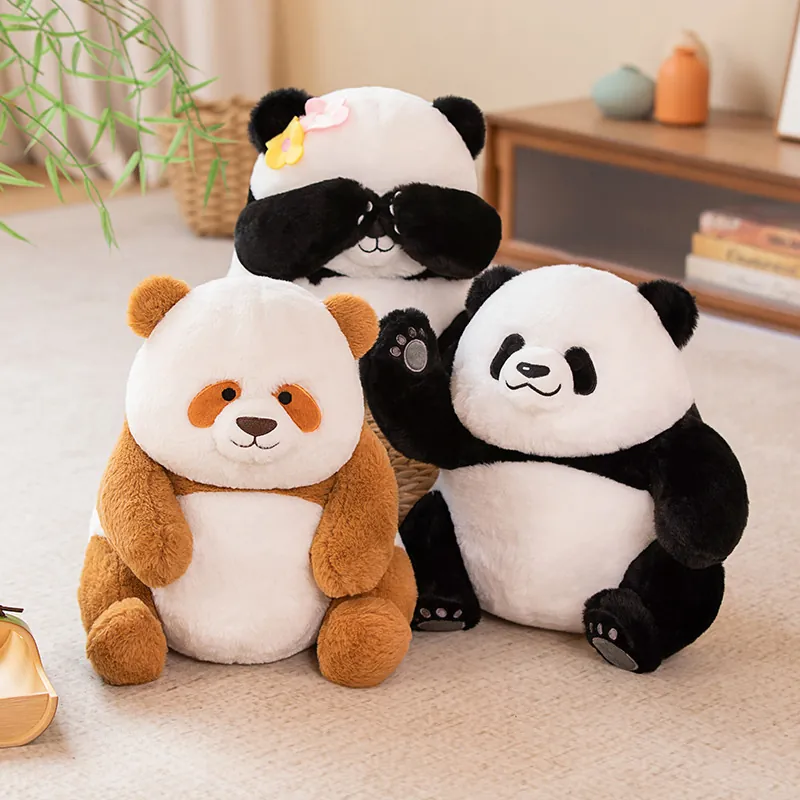 Giant Panda Plush Toy Cute Soft Stuffed Animal Doll Souvenir Gift For Kids Adults