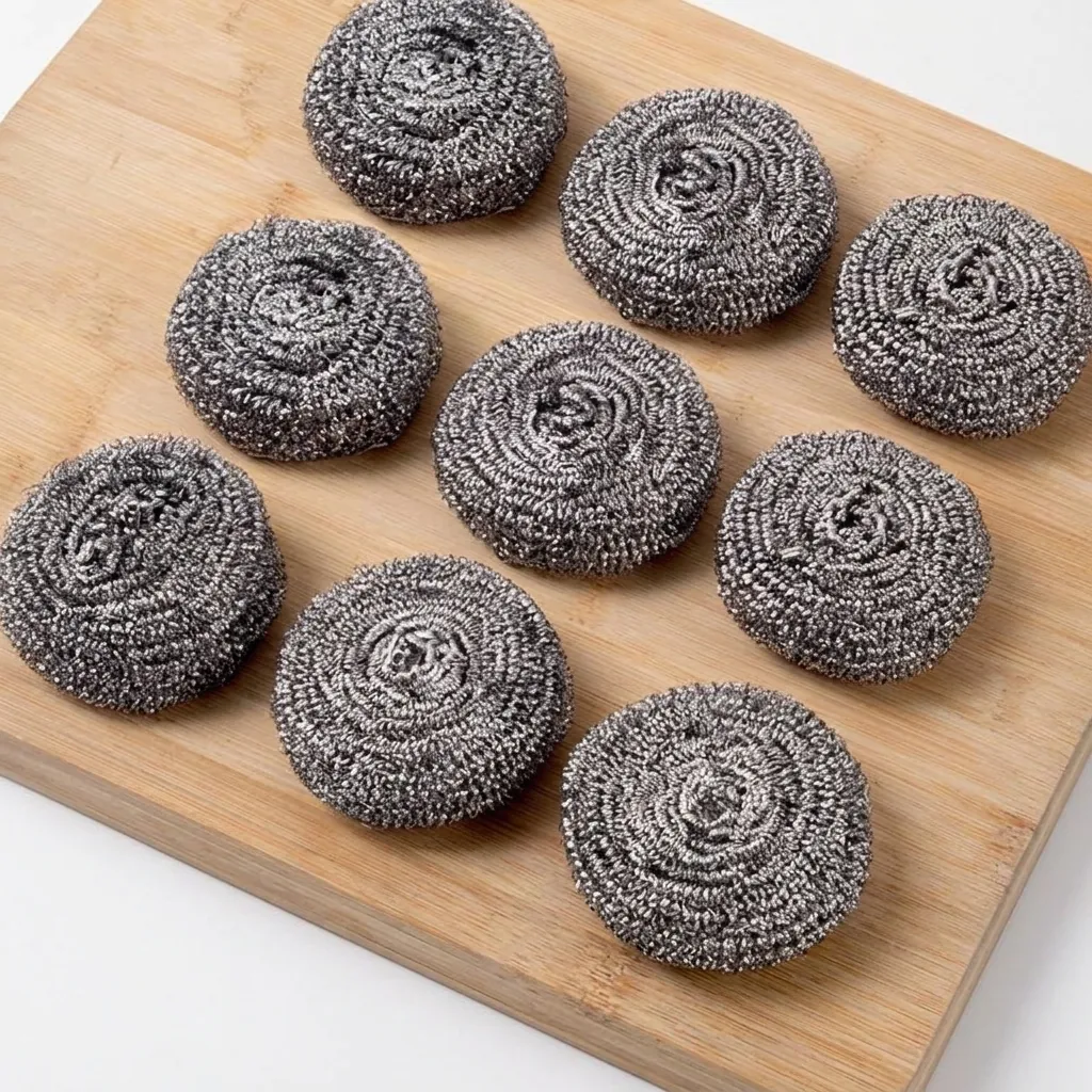 Stainless Steel Cleaning Ball Kitchen Scrubber Rust Resistant Steel Wool Scouring Pad For Pot Pan Dish Cleaning Home Tool