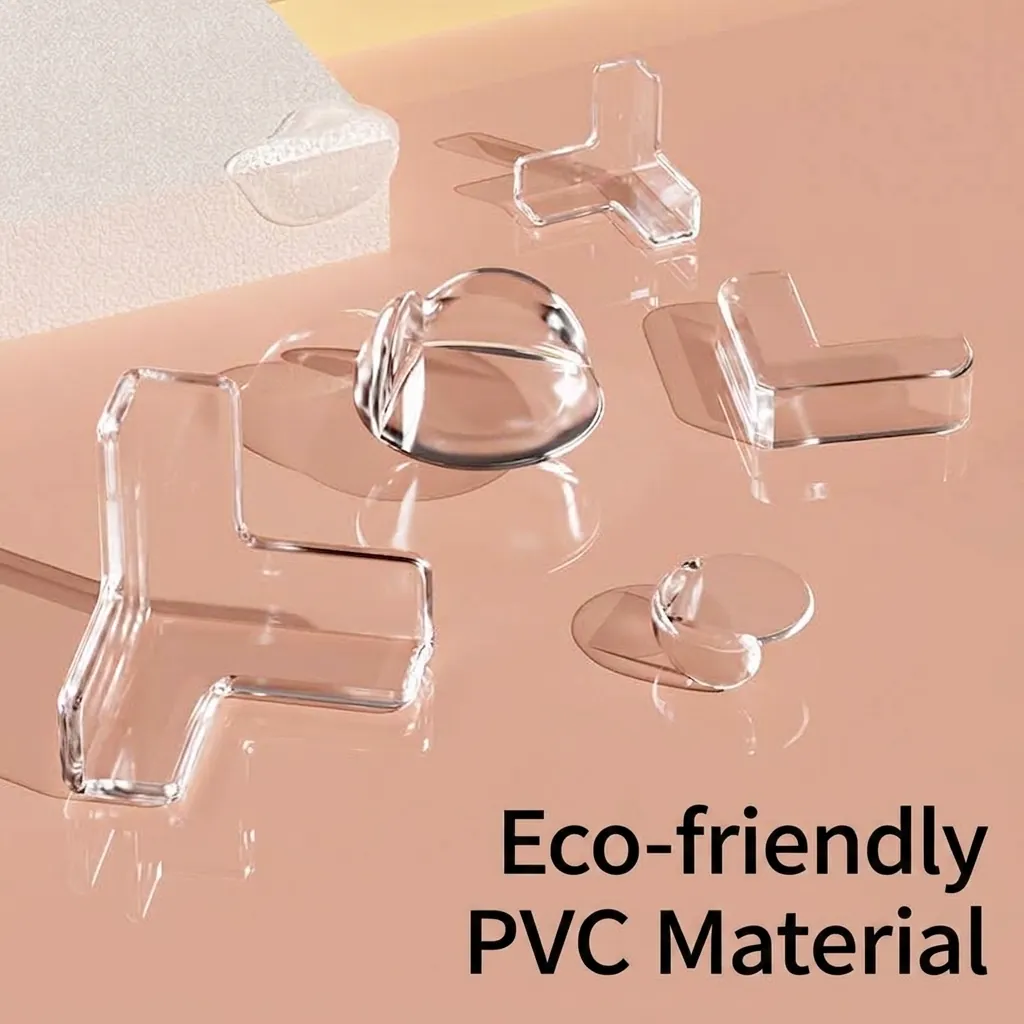 Transparent Corner Protector Soft PVC Child Safety Furniture Table Edge Corner Guard L Shape T Shape Window Bumper