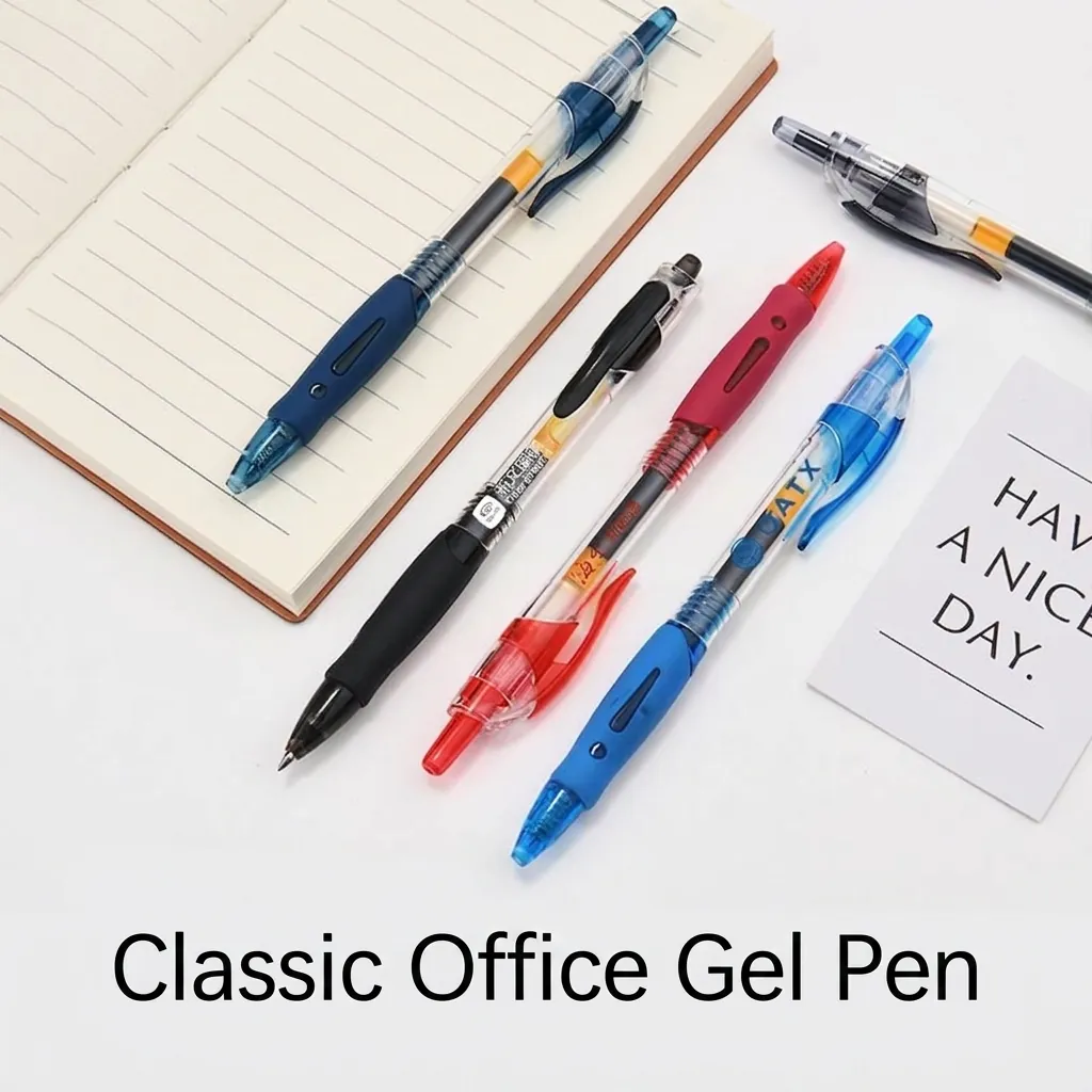 Druckgelschreiber Glattes Schreiben Büro Schule Schreibwaren Kunststoff Signierstift Mit Weichem Gummigriff Schnelltrocknende Tinte