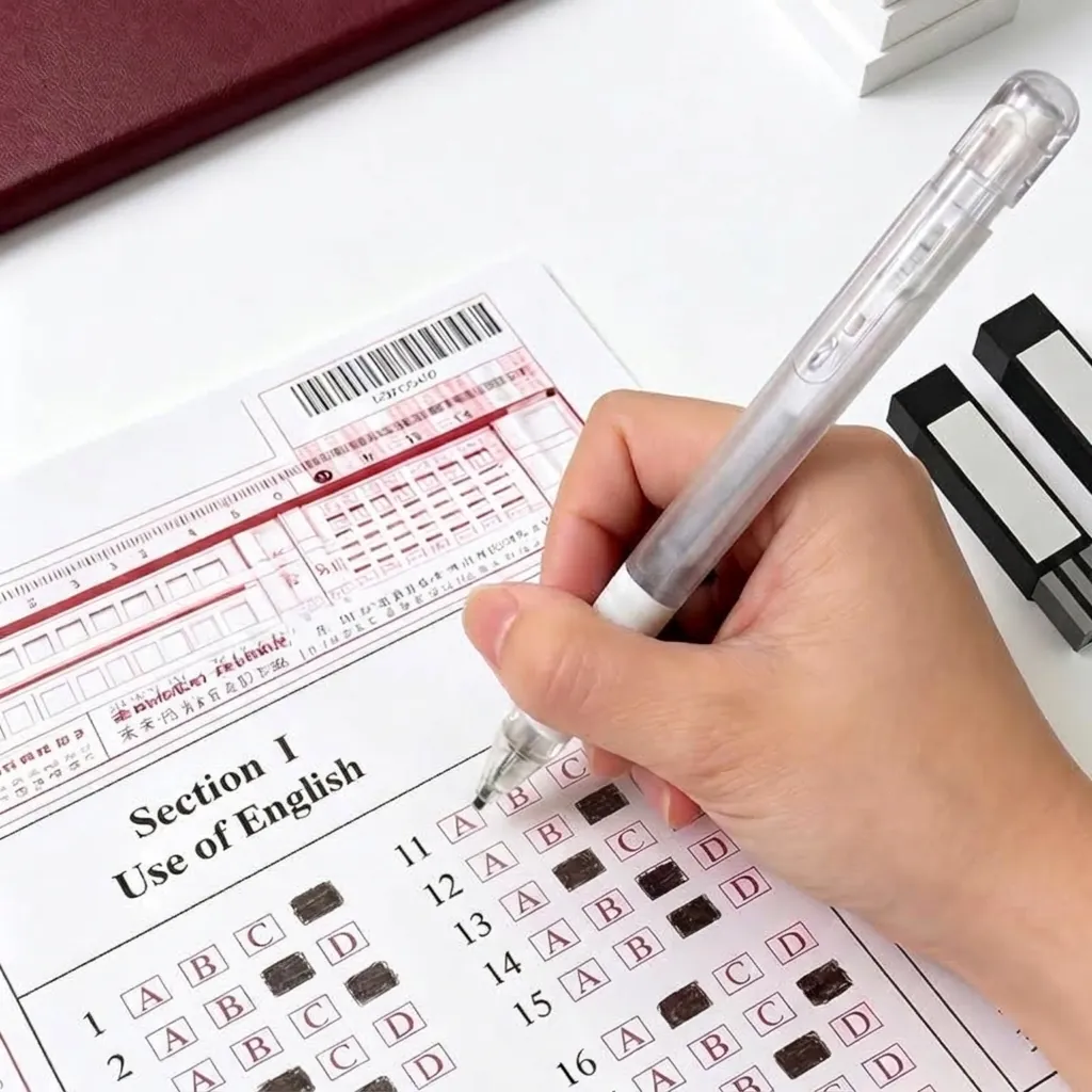 Professional 2B Mechanical Pencil Set For Exam OMR Scoring Cards Includes Lead Refills Eraser For Students Office School Stationery