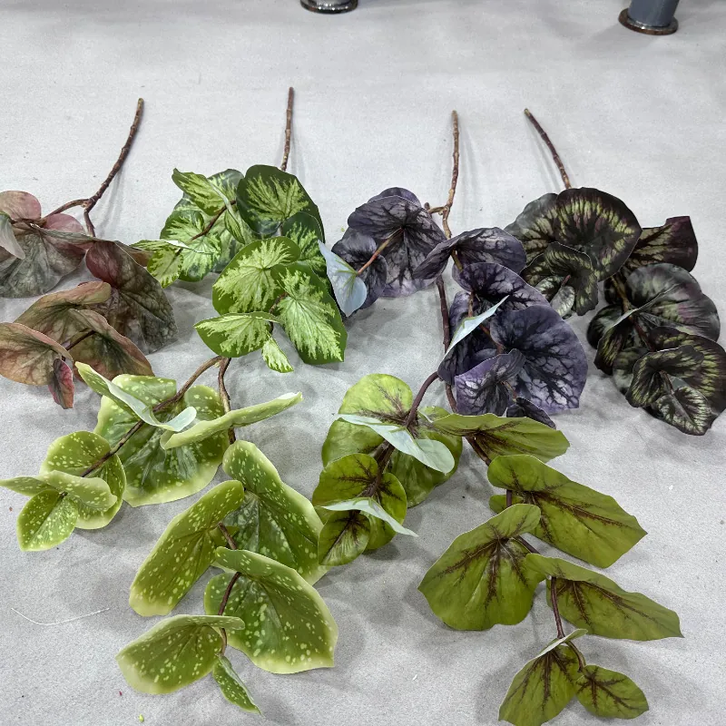 Nordic Ins Style Artificial Lotus Leaves Simulation Greenery Plastic Soft Glue Silk Cloth Plants For Home Living Room Decoration DIY Floral Arrangement