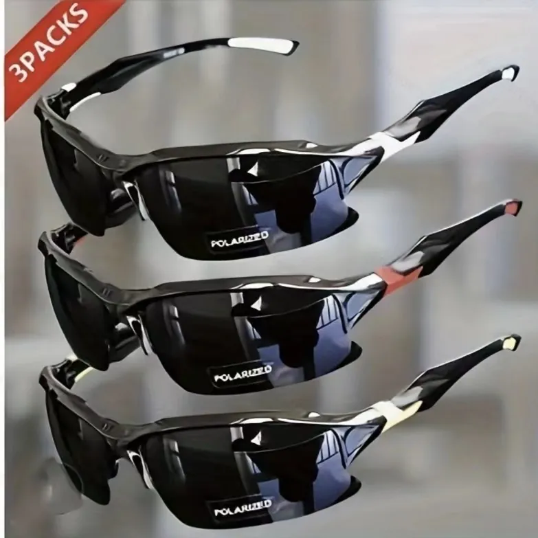 Herren Polarisierte Outdoor Sport Sonnenbrille Halbrahmen Radfahren Laufen Angeln Schutzbrille UV-Schutz Eyewear Für Damen Herren