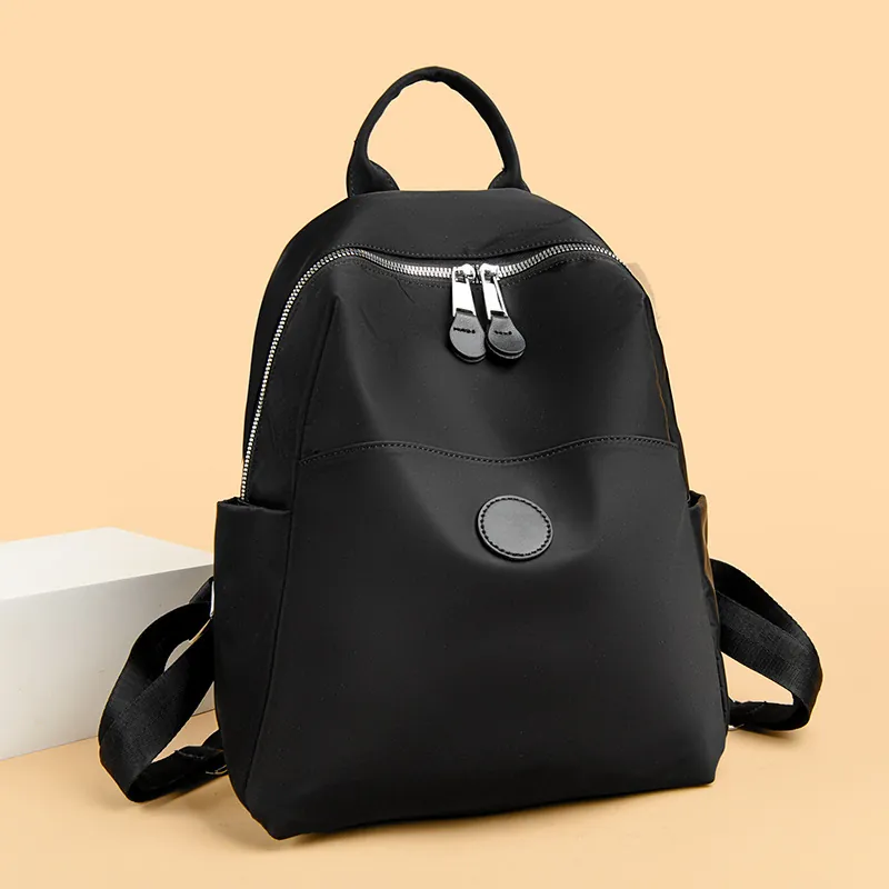 Women Fashion Oxford Cloth Backpack Waterproof Nylon Travel Commuter School Bag Simple Small Large Daypack