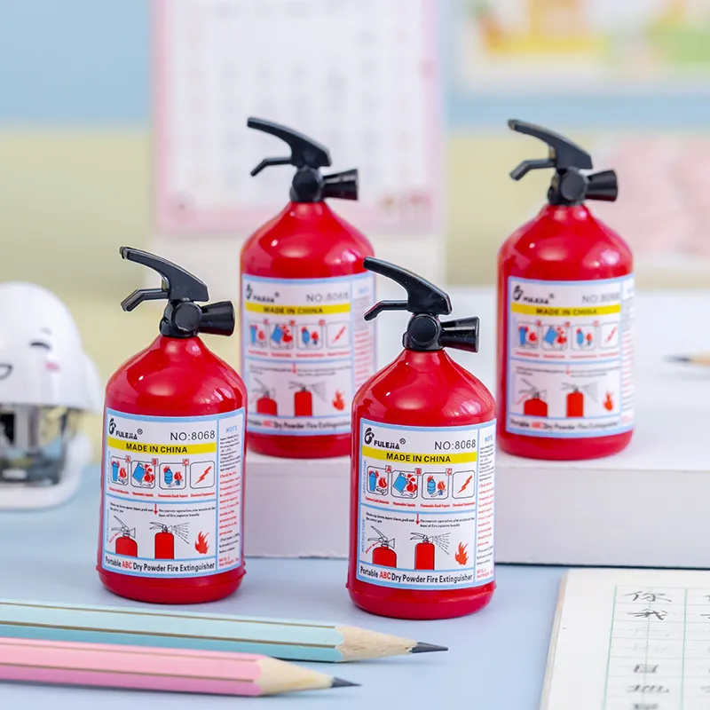 Feuerlöscher Geformter Manueller Anspitzer Einloch Bleistiftspitzer Für Schule Büro Schüler Schreibwaren Geschenk