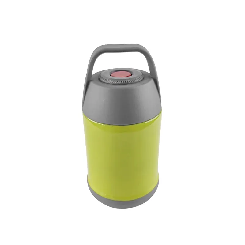 Edelstahl Vakuum Isoliert Speisegefäß Tragbare Speisethermos Mit Griff Suppenbehälter Modern Minimalistisch Thermo Lunchbox