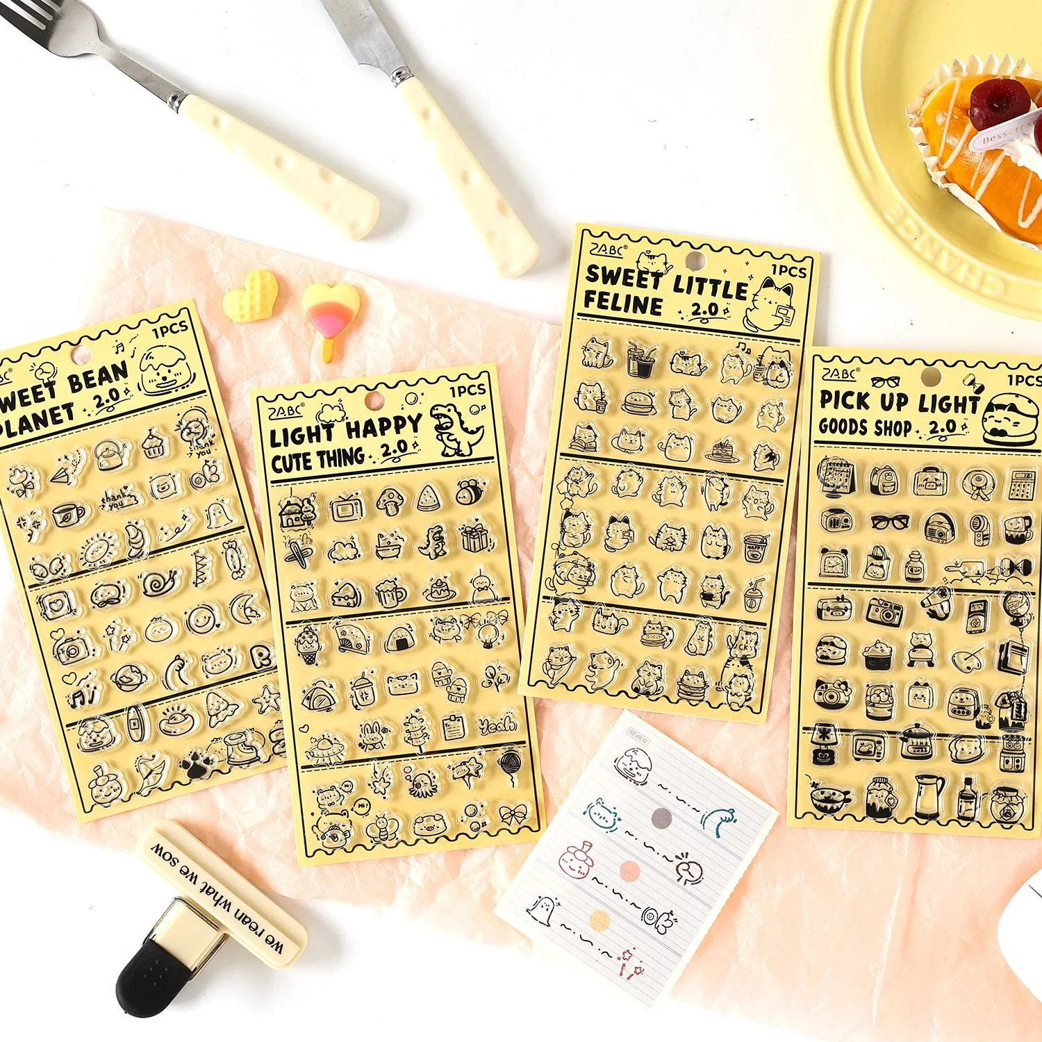 Cute House Vol 2 Transparent Clear Silicone Stamps For DIY Scrapbooking Journaling Decoration Kawaii Cartoon Animal Craft Stamps