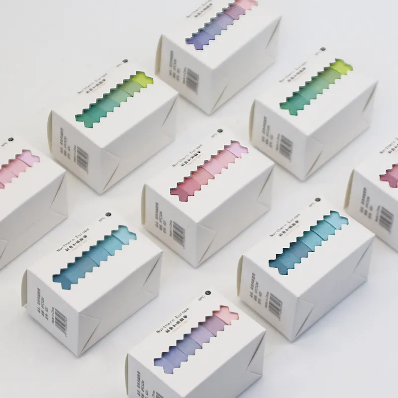 Regenbogen Gradient Washi Tape Set Candy Farbe Masking Tape Für DIY Scrapbooking Journaling Dekorative Schreibwaren Mehrere Rollen
