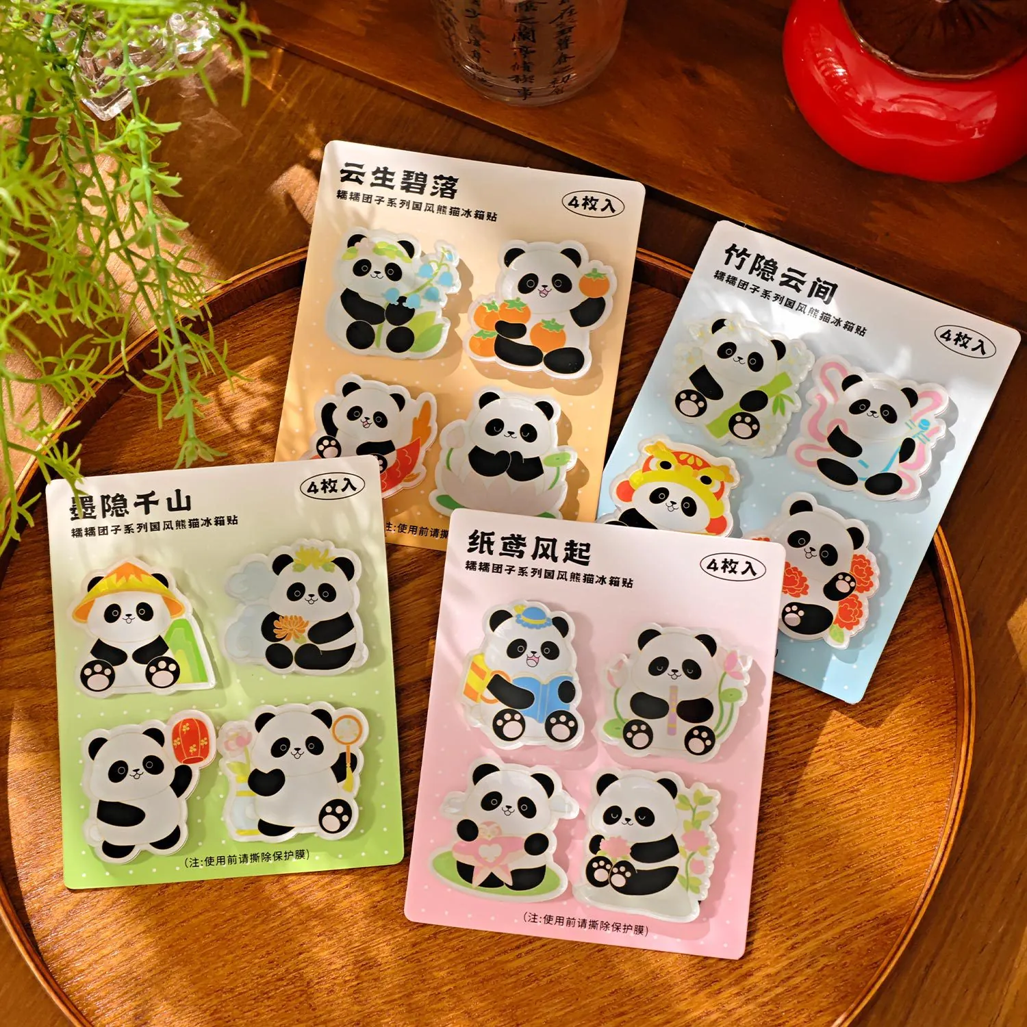 Acryl Koelkastmagneten Schattige Cartoon Panda Capybara Magnetische Stickers Huisdecoratie Magnetische Koelkast Decor