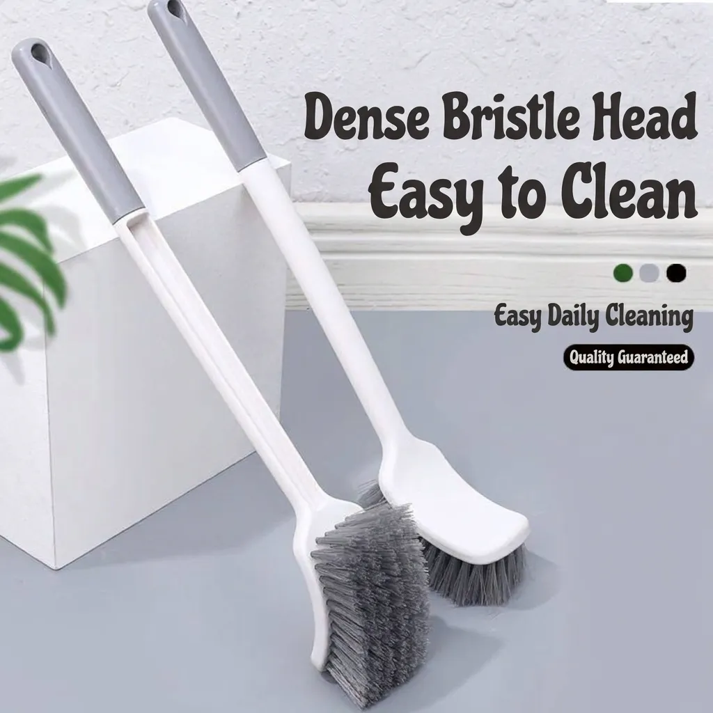 Home Toilet Brush Long Handle Wall Mounted Toilet Cleaning Brush Dead Corner Cleaning Tool Minimalist Bathroom Accessory