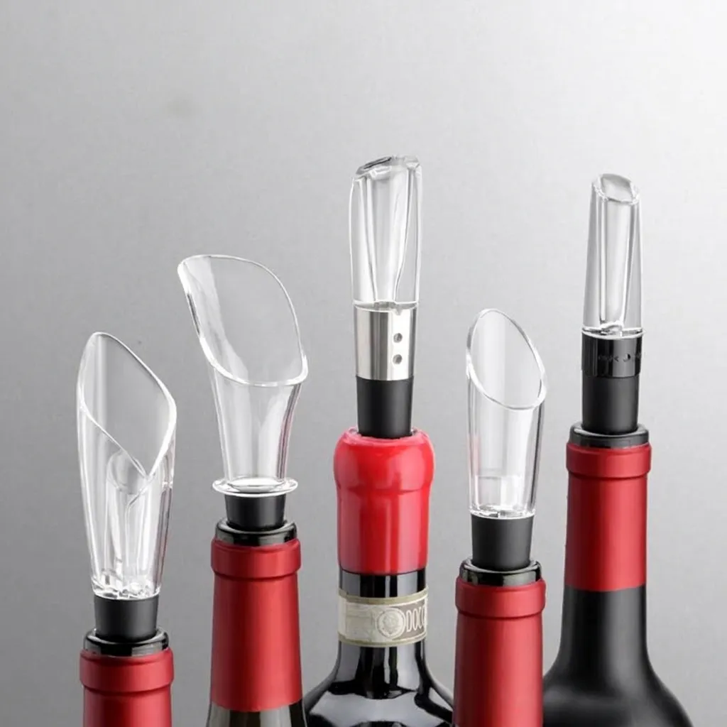 Acryl Weinausgießer Belüfter Tropffrei Schnelles Dekantieren Weinauslauf Für Champagner Rotweinflaschen Haus Bar Restaurant Party