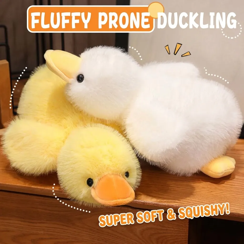 Cute Little Yellow Duck Baby Plush Toy Children Soothing Sleeping Pillow Soft Stuffed Animal Doll Home Decor Gift