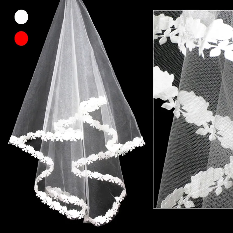 Französischer Minimalistischer Weißer Einlagiger Brautschleier Mit Papiergepresster Rosenkante Kurzer Hochzeitsschleier Französischer Stil Braut Kopfschmuck Hochzeit Party Dekoration