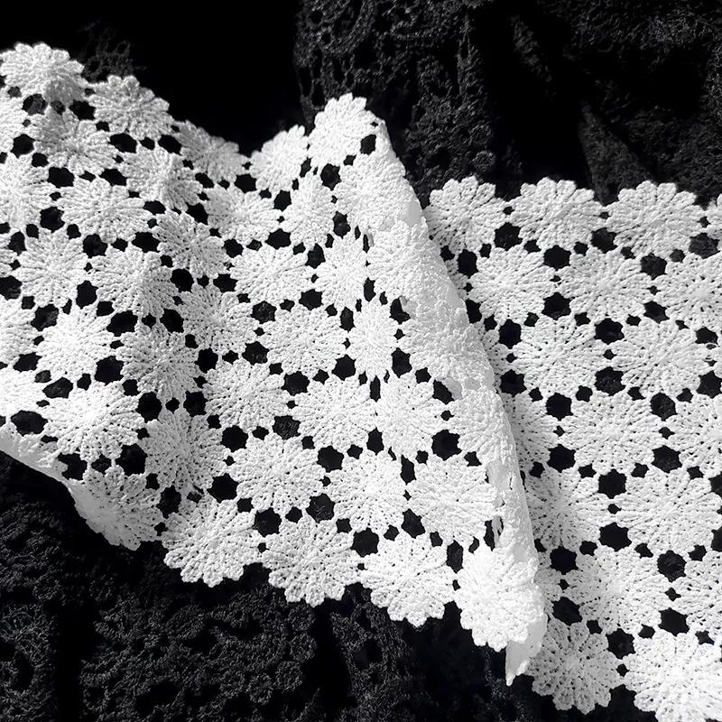 Pflaumenblüte Milchseide Wasserlösliche Spitzenbesatz Elegante Aushöhlen Stickerei Band Für DIY Nähen Handwerk Bekleidung Zubehör