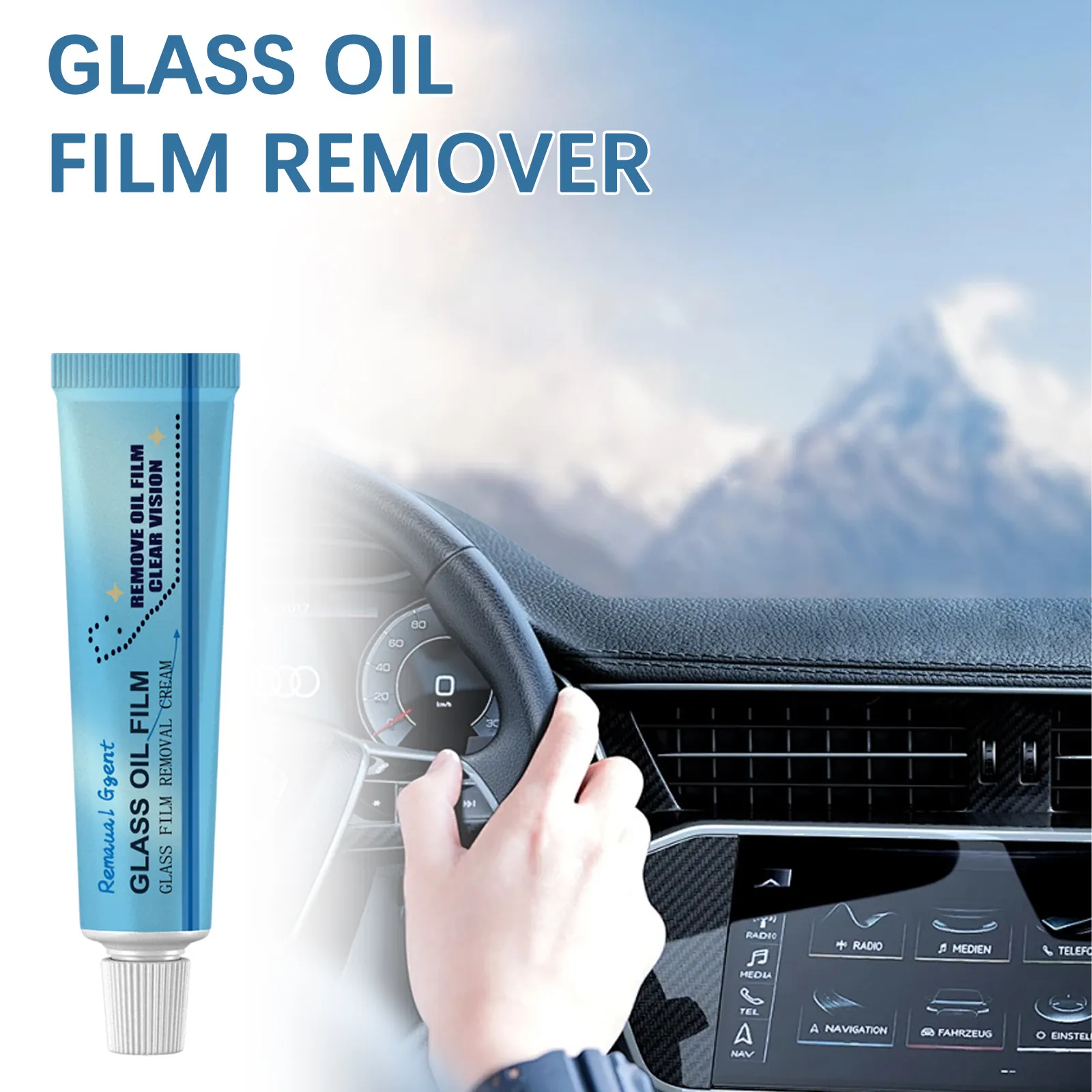 Rayhong Auto Glas Ölfilm Entferner Windschutzscheiben Reiniger Wasserflecken Entfernung Anti-Beschlag Hydrophobe Glasreinigung Creme