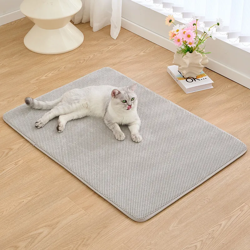 Tapis Antidérapant pour Animaux Coussin de Sommeil Respirant pour Chiens et Chats Toutes Saisons Doublure de Cage Douce