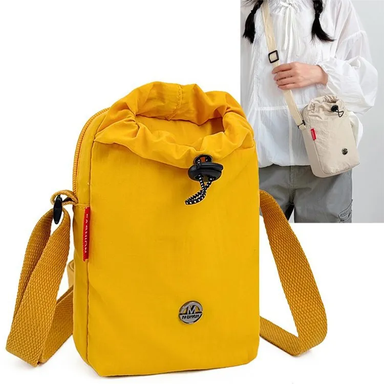 Bolso Cruzado Multifuncional de Nylon Impermeable para Teléfono Móvil Cordón Bolso para Botella de Agua para Mujer Deporte Fitness