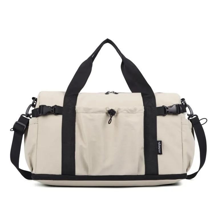 Sac de Voyage Grande Capacité Séparation Sec-Humide Sport Fitness Sac de Sport Imperméable en Tissu Oxford pour Hommes Femmes