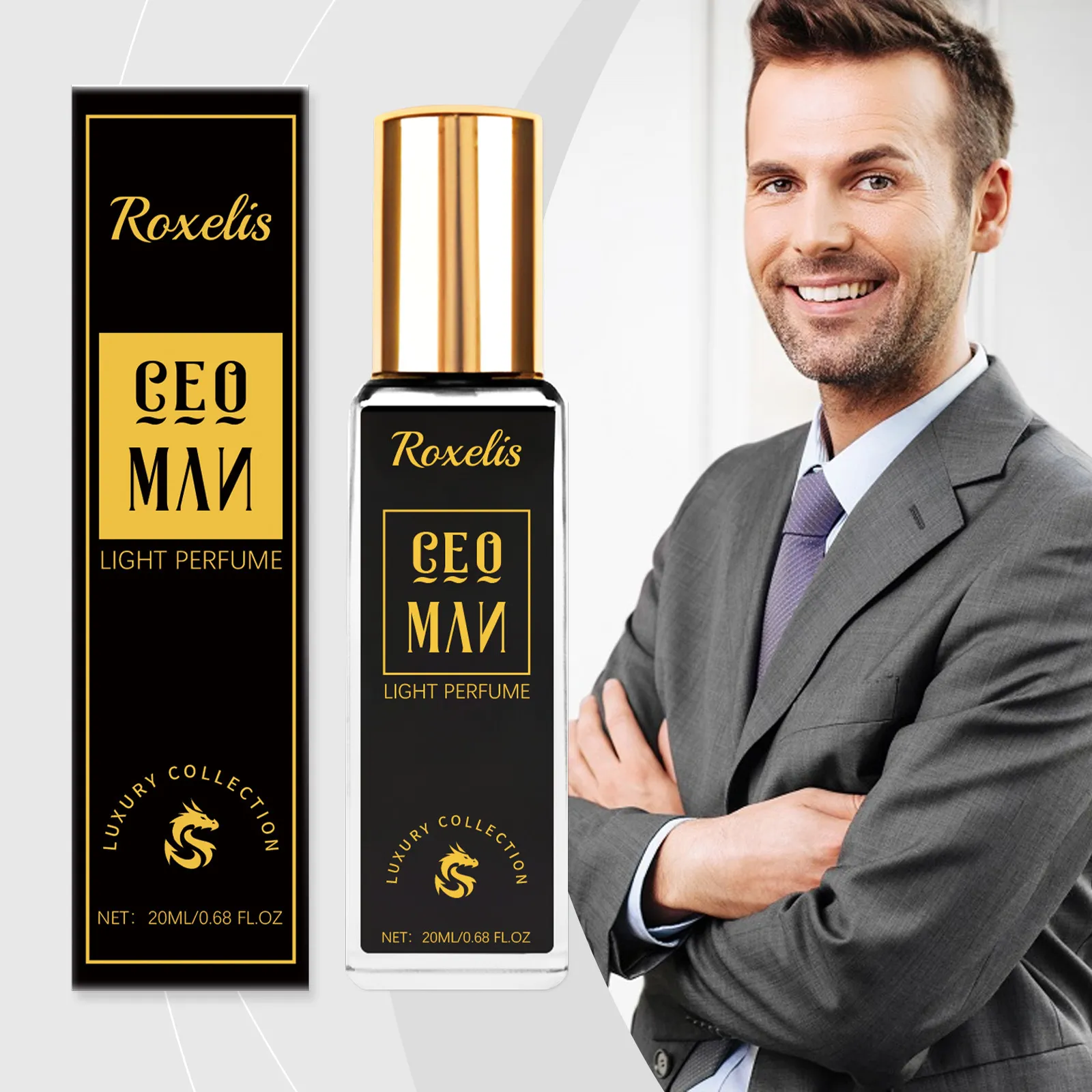 Luxury Cologne Light Perfume For Men Long Lasting Refreshing Fragrance With Cedar Sandalwood Amber Notes Portable Travel Size