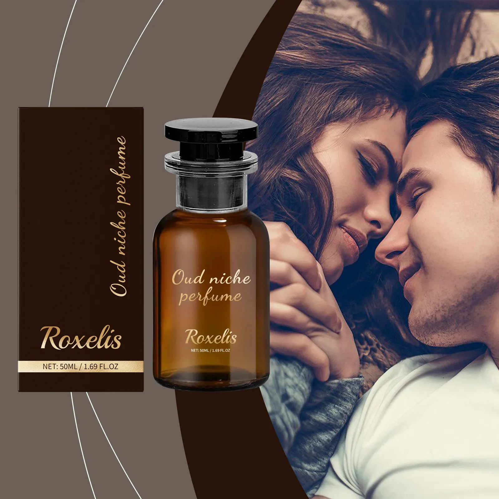 Niche Premium Oud Perfume Fresh Elegant Long Lasting Woody Notes Fragrance Warm Stability Body Scent for Dating Daily Men Women Glass Bottle Spray