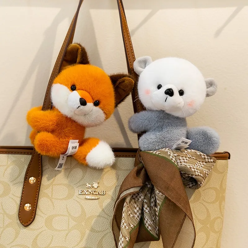Kreativer Plüsch Tier Deko Clip Für Computer Monitor Vorhang Kawaii Faultier Koala Fuchs Otter Stofftier Home Office Schreibtisch Deko