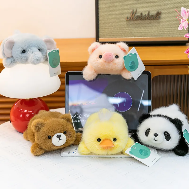Mini Cute Animal Plush Toy Scented Palm-sized Stuffed Animal Soft Capybara Panda Pig Bear Plushie For Kids Birthday Home Decor